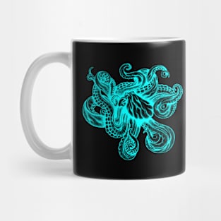 Neon Octopus Mug